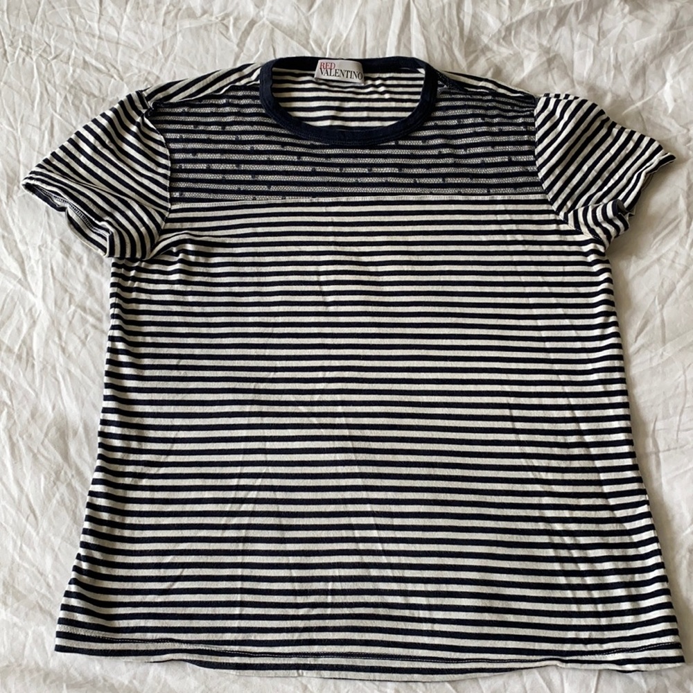 Red Valentino lace tee